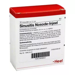SINUSITIS Ampolas Nosode Injeel, 10 unidades