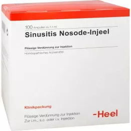 SINUSITIS Ampolas Nosode Injeel, 100 unid