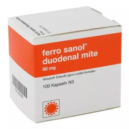 FERRO SANOL comprimido gastrorresistente de ácaro duodenal 50 mg, 100 unidades