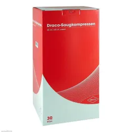 Compressas de sucção não estéreis 20x4, 30 unid