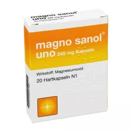 MAGNO SANOL cápsulas uno 245 mg, 20 unidades
