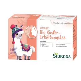 SIDROGA Sacos de filtro de chá frio orgânico para crianças, 20X1,5 g