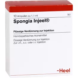 SPONGIA INJEEL Ampolas, 10 unidades