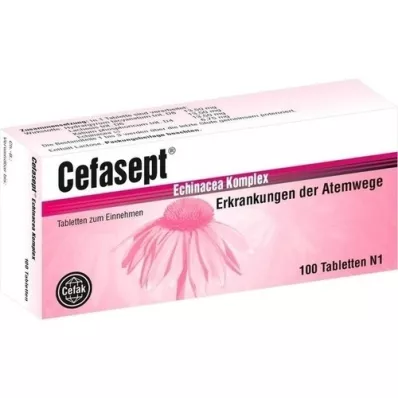 CEFASEPT Comprimidos de complexo Echinacea, 100 unidades CEFASEPT Comprimidos de complexo Echinacea, 100 unidades