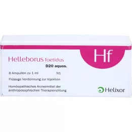 HELLEBORUS FOETIDUS aquos. D 20 ampolas, 8X1 ml