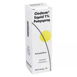 CLODERM Spray de bomba líquida 1%, 30 ml