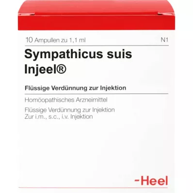 SYMPATHICUS SUIS Ampolas Injeel, 10 unidades