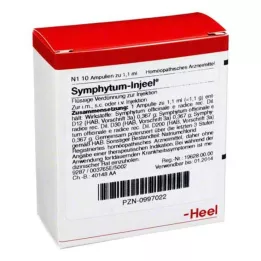 SYMPHYTUM INJEEL Ampolas, 10 unidades