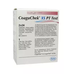 COAGUCHEK XS PT Teste, 2X24 St