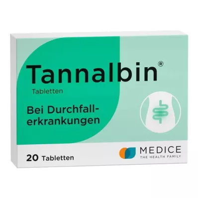 TANNALBIN Comprimidos, 20 unidades