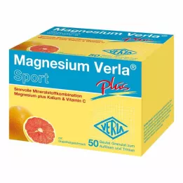 MAGNESIUM VERLA mais grânulos, 50 unidades
