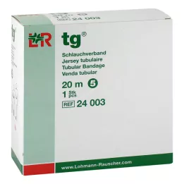 TG Bandagem tubular tamanho 5 20 m branco 24003, 1 peça