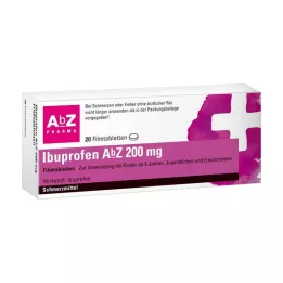 IBUPROFEN AbZ 200 mg comprimidos revestidos por película, 20 unidades