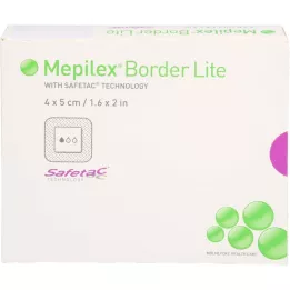 MEPILEX Conector de espuma Border Lite 4x5 cm estéril, 10 peças
