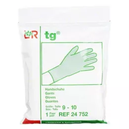 TG Luvas tamanho grande 9-10, 2 peças