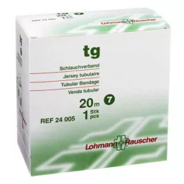 TG Bandagem tubular tamanho 7 20 m branca, 1 peça
