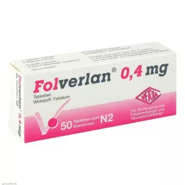 FOLVERLAN comprimidos de 0,4 mg, 50 unidades