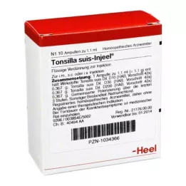 TONSILLA SUIS Ampolas Injeel, 10 unidades