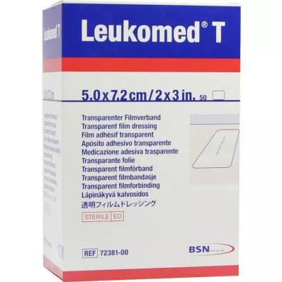 LEUKOMED emplastros transp.estéreis 5x7,2 cm, 50 unid LEUKOMED emplastros transp.estéreis 5x7,2 cm, 50 unid