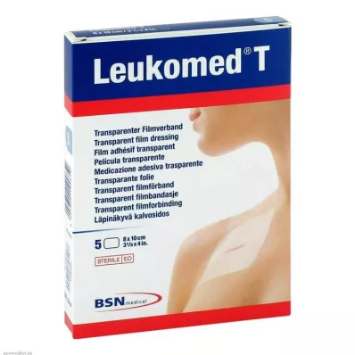 LEUKOMED gesso esterilizado transparente 8x10 cm, 5 peças LEUKOMED gesso esterilizado transparente 8x10 cm, 5 peças
