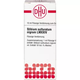 STIBIUM SULFURATUM NIGRUM LM XXIV Diluição, 10 ml