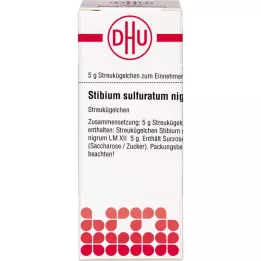 STIBIUM SULFURATUM NIGRUM LM XII Glóbulos, 5 g