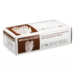 HANDSCHUHE Látex sem pó tamanho XL, 100 unidades