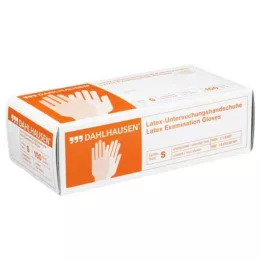 HANDSCHUHE Látex sem pó tamanho S, 100 peças