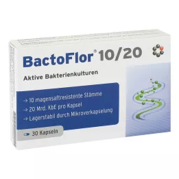 BACTOFLOR 10/20 cápsulas, 30 unidades