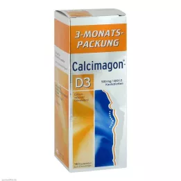 CALCIMAGON Comprimidos mastigáveis D3, 180 unidades