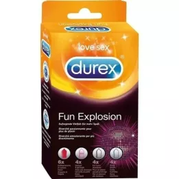 DUREX Preservativos Fun Explosion, 18 unidades