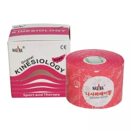 NASARA Kinesiotape 5 cmx5 m rosa, 1 peça