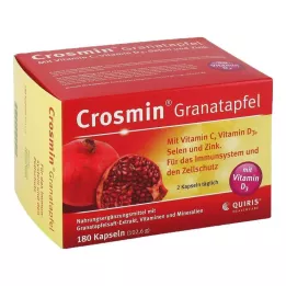CROSMIN Cápsulas de romã, 180 unidades