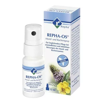 REPHA OS Spray para boca e garganta, 12 ml