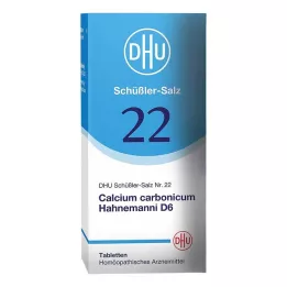 BIOCHEMIE DHU 22 Cálcio carbonicum D 6 comprimidos, 80 unidades
