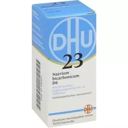 BIOCHEMIE DHU 23 comprimidos de Natrum bicarbonicum D 6, 80 unid