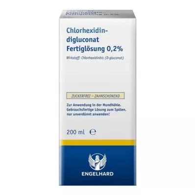 CHLORHEXIDINDIGLUCONAT Solução pronta para uso 0,2%, 200 ml CHLORHEXIDINDIGLUCONAT Solução pronta para uso 0,2%, 200 ml
