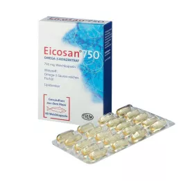 EICOSAN 750 cápsulas moles de concentrado de ômega-3, 60 unidades