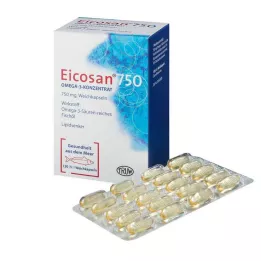EICOSAN 750 cápsulas moles de concentrado de ômega-3, 120 unidades