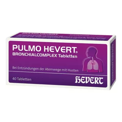PULMO HEVERT Comprimidos de complexo brônquico, 40 unidades PULMO HEVERT Comprimidos de complexo brônquico, 40 unidades