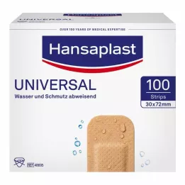 HANSAPLAST Tiras Universais res.água.30x72 mm, 100 unid