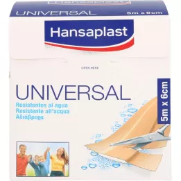 HANSAPLAST Resíduos universais de água para plantas. Rolo de 6 cm x 5 m, 1 peça