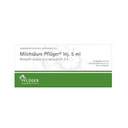 MILCHSÄURE Solução injetável Pflüger 5 ml, 10 unidades