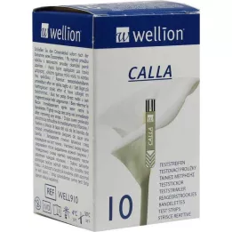 WELLION CALLA Tiras de teste de glicemia, 10 unidades