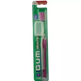 GUM Escova de dentes MicroTip macia, 1 peça