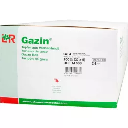 GAZIN Esfregaços de ovo estéreis 2+3 protetor r.o.RK, 100 un