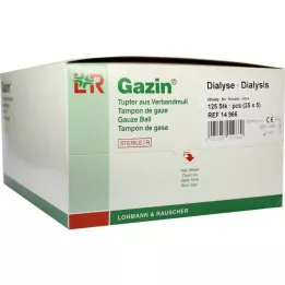 GAZIN Swabs de diálise 2+3 estéreis com anel de proteção, 125 unidades