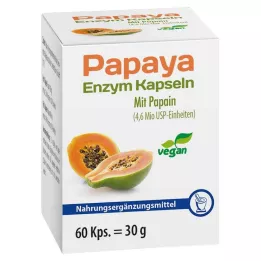 PAPAYA ENZYM Cápsulas, 60 unidades