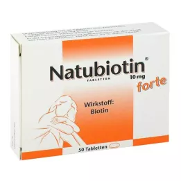 NATUBIOTIN Comprimidos de 10 mg forte, 50 unidades