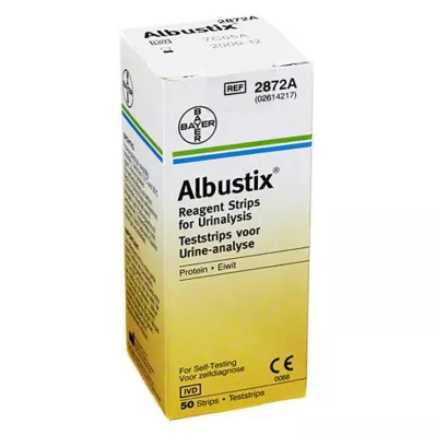 ALBUSTIX Tiras de teste, 50 unidades ALBUSTIX Tiras de teste, 50 unidades